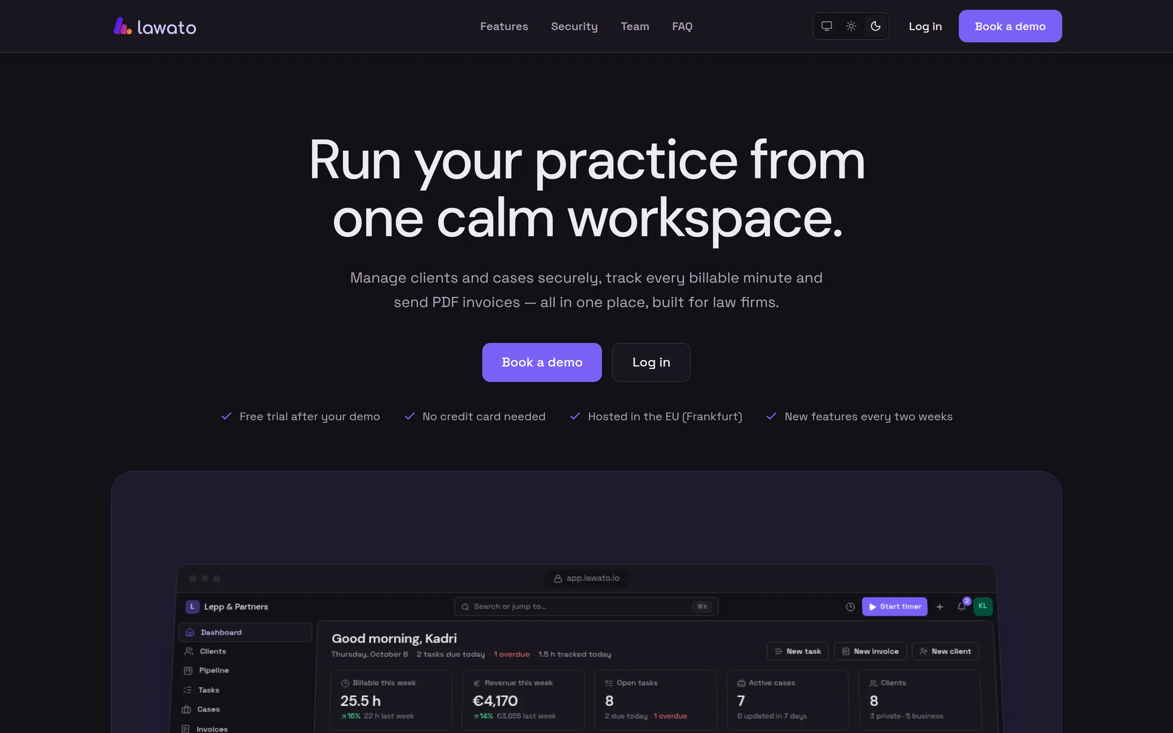 Lawato website hero