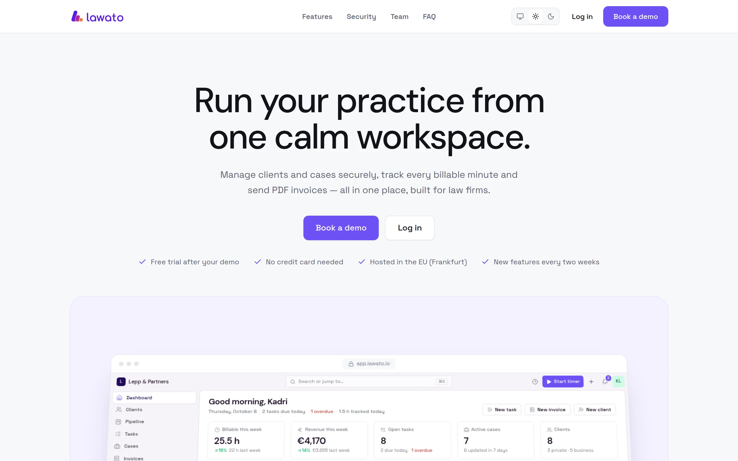Lawato website hero